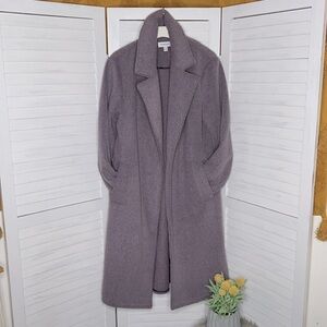 NORDSTROM l Long Jacket  Lilac Pastel Classic Colorful Winter Fall Sz. S